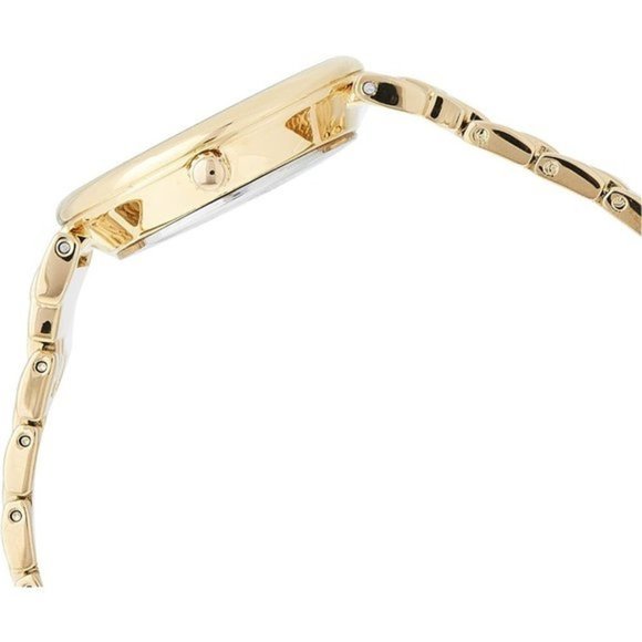 Women\'s‎ Gold Grey Mineral Crystal Lens Bracelet Watch main image 4